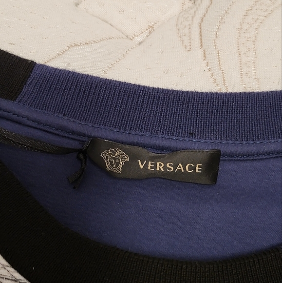 VESACE Paint Print Medusa Logo Sweatshirt - SUPER SLIM FIT - Picture 4 of 8